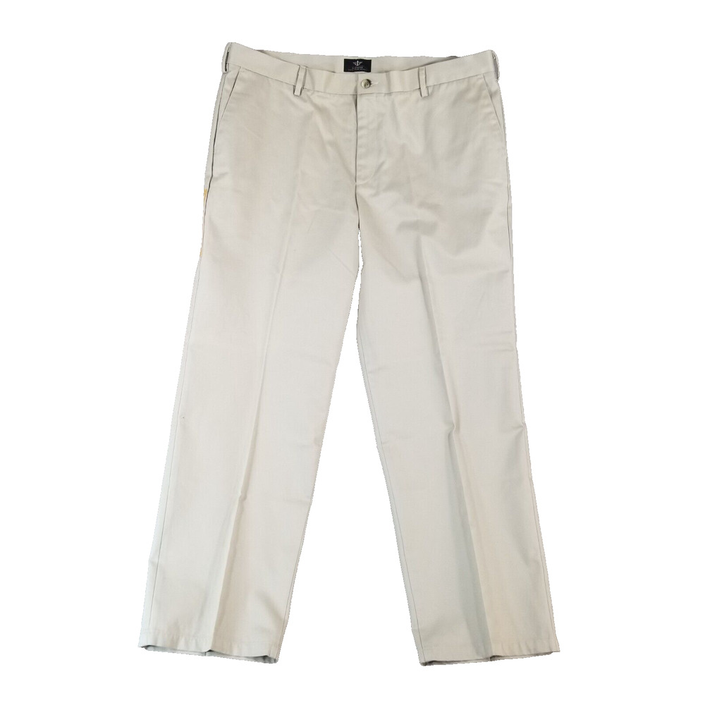 Dockers D3 classic fit khaki chino pants men's 42x32 beige preppy retro NEW